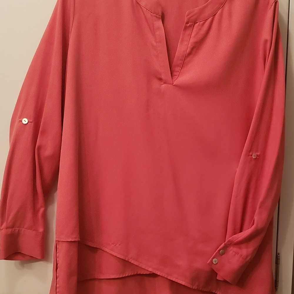 Soft Surroundings Tencel V-Neck Tunic, P/L